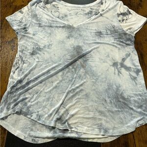 Aeropostale Blue Tie-Dye Short Sleeve Tee